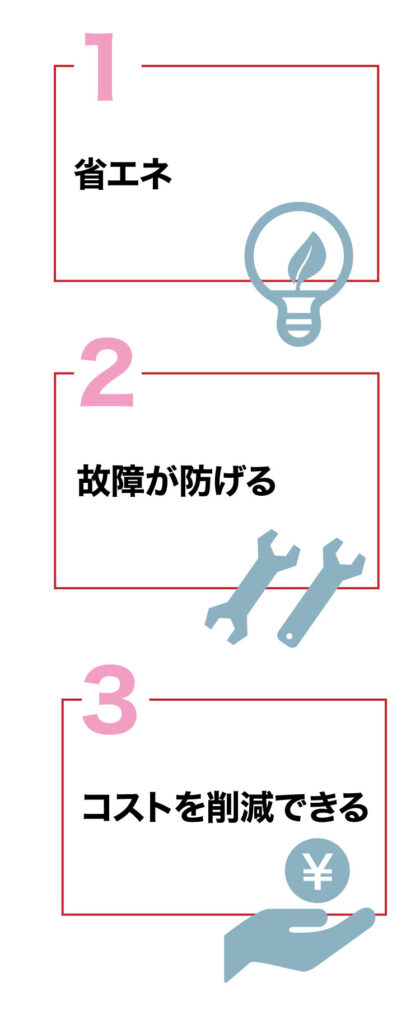 空調メンテナンス３つのメリット